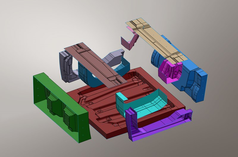 Battery tray for Electric Vehicles & Supersports Cars with Hybridpower